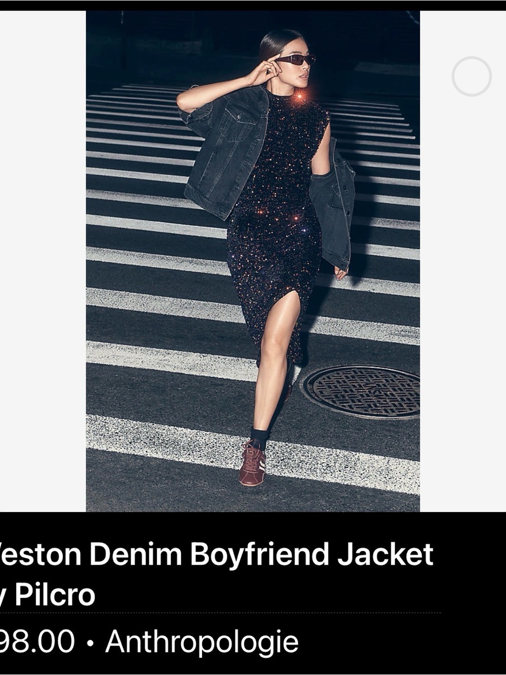 Pilcro Weston Denim Boyfriend Jacket - Picture 5 of 9
